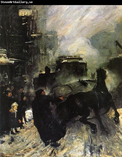 George Wesley Bellows Steaming Streets